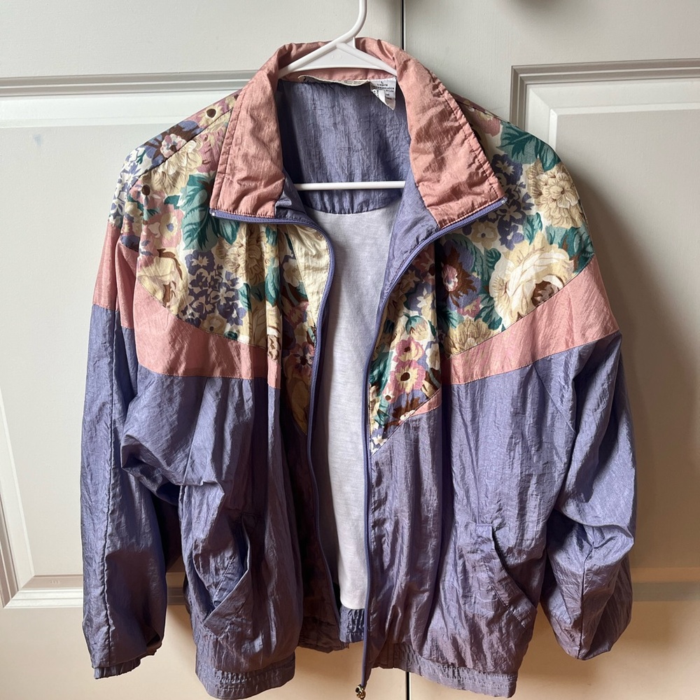 Vintage floral track jacket